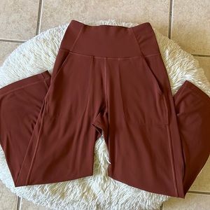 Lululemon Align High Rise Wide Leg Crop 23” Size 2 in Dark Terracota